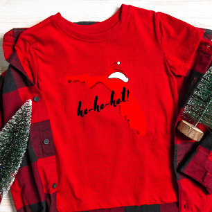 ho-ho-hett! God jul Florida Stil Helgdag T Shirt
