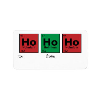 Ho Ho Ho Adressetikett