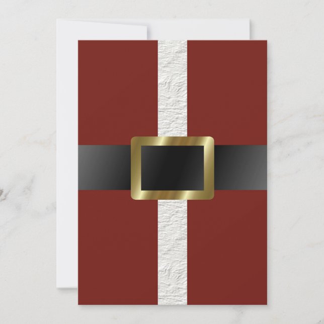 Ho Ho Ho-Anpassadets inbjudan till julfest (Framsida)