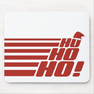 Ho Ho Ho anpassningsbar Julafton mousepad Musmatta