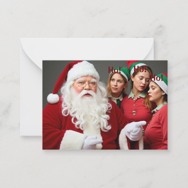 Ho! Ho! Ho! Anteckningskort (Framsida)