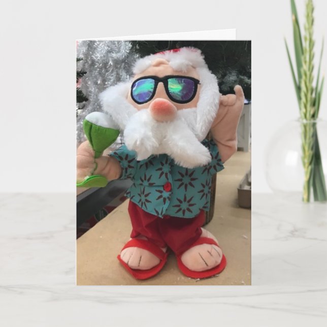 **HO HO HO** ARBETE HAR UTFÖRTS TID FÖR **ROLIGT*  KORT (Framsida)