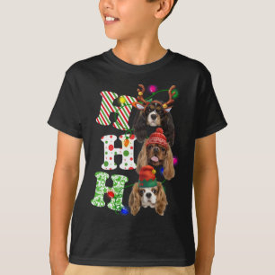 Ho Ho Ho Cavalier Kung Charles Spain Cute Jesus T Shirt