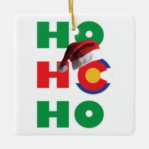 Ho Ho Ho Colorado Julgransprydnad Keramik