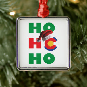 Ho Ho Ho Colorado Julgransprydnad Metall