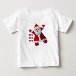 HO! HO! HO! Cute Jultomten God jul T Shirt