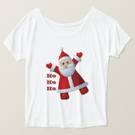 HO! HO! HO! Cute Jultomten God jul Tee