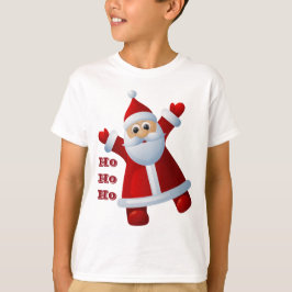 HO! HO! HO! Cute Jultomten God jul Tee Shirt