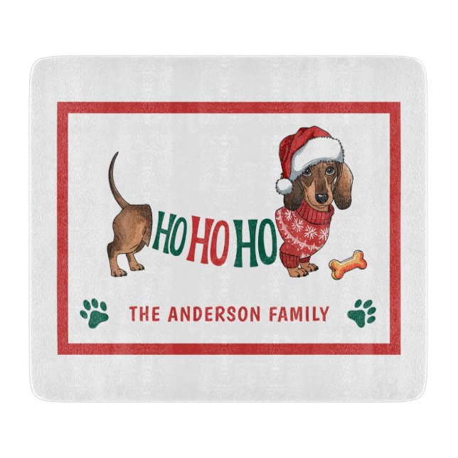 HO-HO-HO DACHSHUND CHRISTMAS (Framsidan)