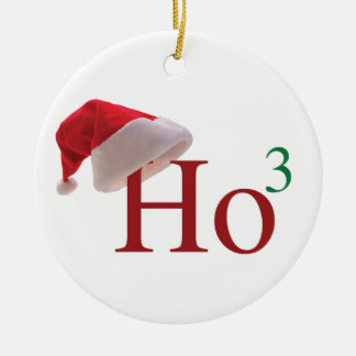 Ho Ho Ho driver 3 god jul till 3rd Julgransprydnad Keramik