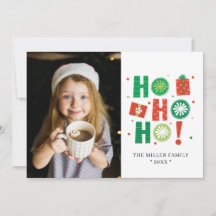 Ho Ho Ho Festive Helgdag Personlig Photo