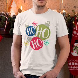 Ho Ho Ho Festive jul Julafton Family Matching T Shirt