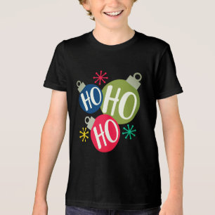 Ho Ho Ho Festive jul Julafton Family Matching T- T Shirt