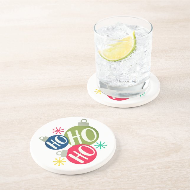 Ho Ho Ho Festive jul Julafton Modern Helgdag Underlägg (Sidan)