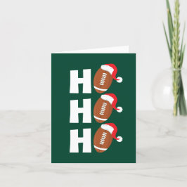 Ho Ho Ho Football | Ljuskjulsäsong Humor Helgkort