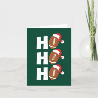 Ho Ho Ho Football | Ljuskjulsäsong Humor Helgkort