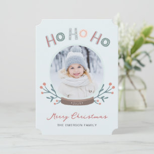 Ho Ho Ho Foto Julkort