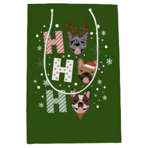Ho Ho Ho Fransk Bulldog God jul