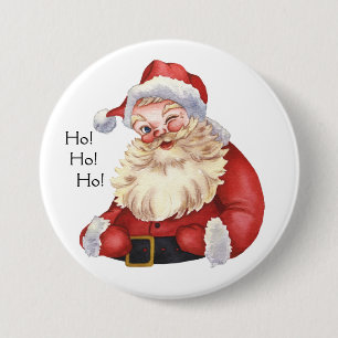 Ho! Ho! Ho! Gamla Fashioned Jultomten Knapp