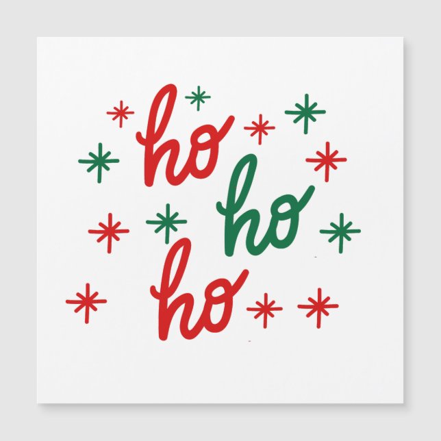 HO HO HO GOD JUL (Framsida)