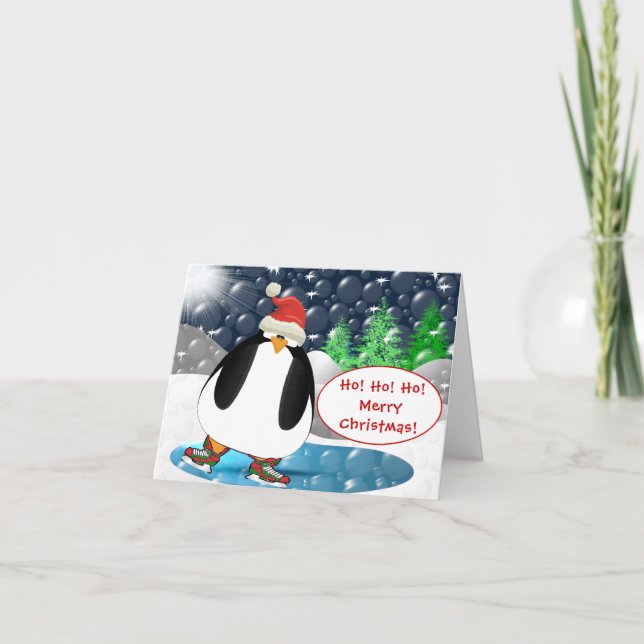 Ho!Ho!HO! God jul! Helgkort (Framsida)