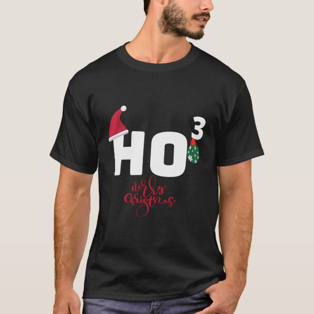 Ho Ho Ho God jul Ho3 T Shirt (Framsida)