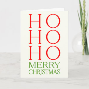 Ho Ho Ho God jul Kort