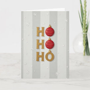 Ho Ho Ho God Jul Kort