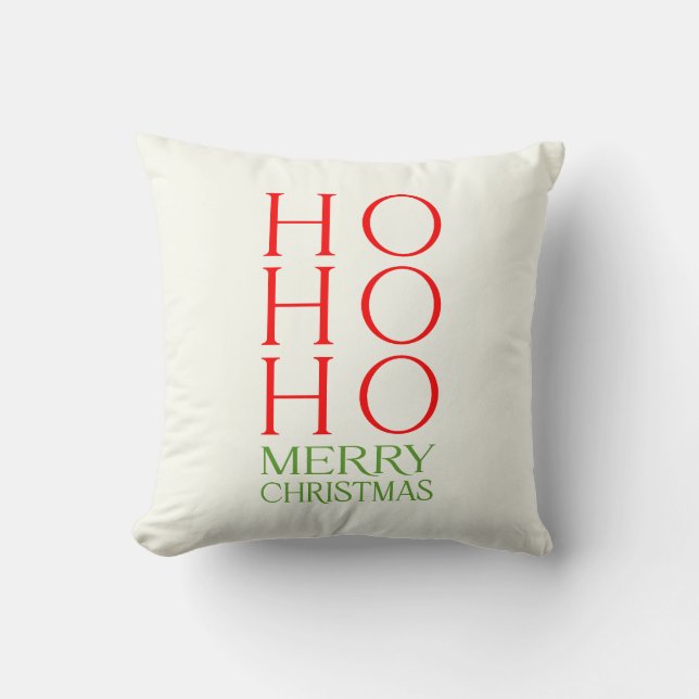 Ho Ho Ho God Jul Kudde (Framsida)