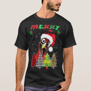 Ho Ho Ho God Jul Kyckling Älskare Bonde Jul T Shirt