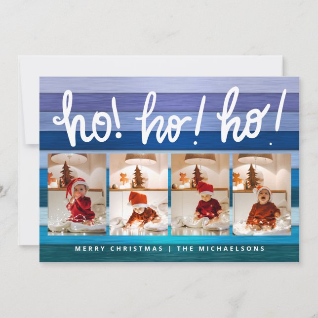 HO HO HO God jul Lägg till foton (Framsida)