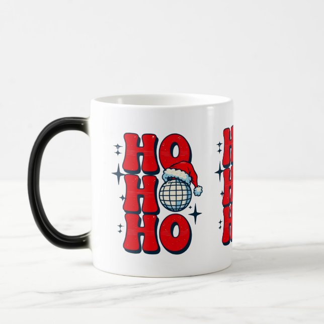 Ho ho ho god jul magisk mugg (Vänster)