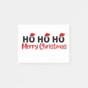ho ho ho god jul post-it block
