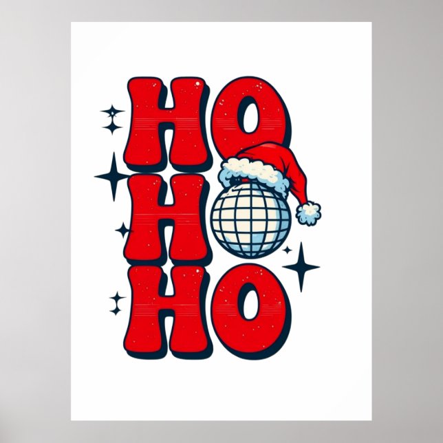 Ho ho ho god jul poster (Framsidan)