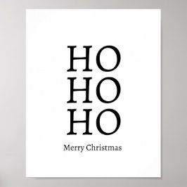 HO HO HO God jul Poster