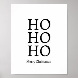 HO HO HO God jul Poster