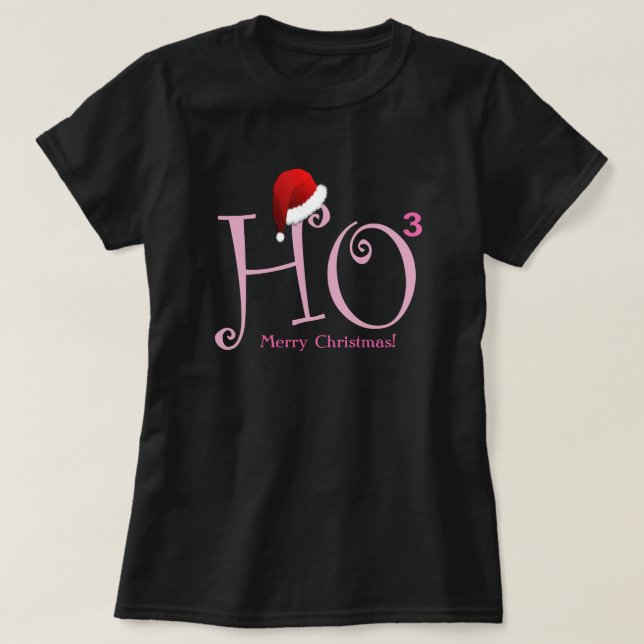 Ho Ho Ho!  God jul! - Rosor T Shirt (Design framsida)