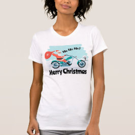 Ho Ho Ho God jul Santa Biker T Shirt