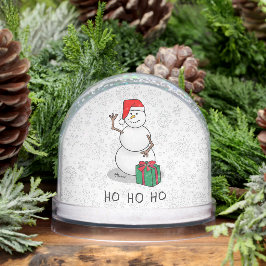 Ho Ho Ho God jul Santa Cute Snögubbe