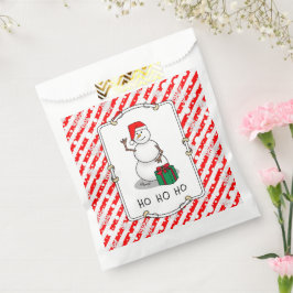 Ho Ho Ho God jul Santa Cute Snögubbe