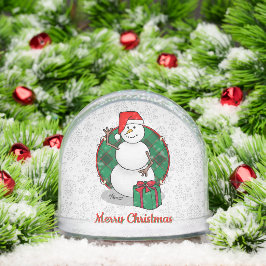 Ho Ho Ho God jul Santa Cute Snögubbe