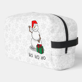 Ho Ho Ho God jul Santa Cute Snögubbe