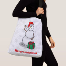 Ho Ho Ho God jul Santa Cute Snögubbe