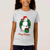 Ho Ho Ho God jul Santa Cute Snögubbe