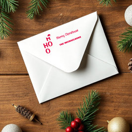 Ho Ho Ho: God jul Självfärgande Stämpel