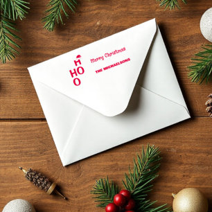 Ho Ho Ho: God jul Självfärgande Stämpel