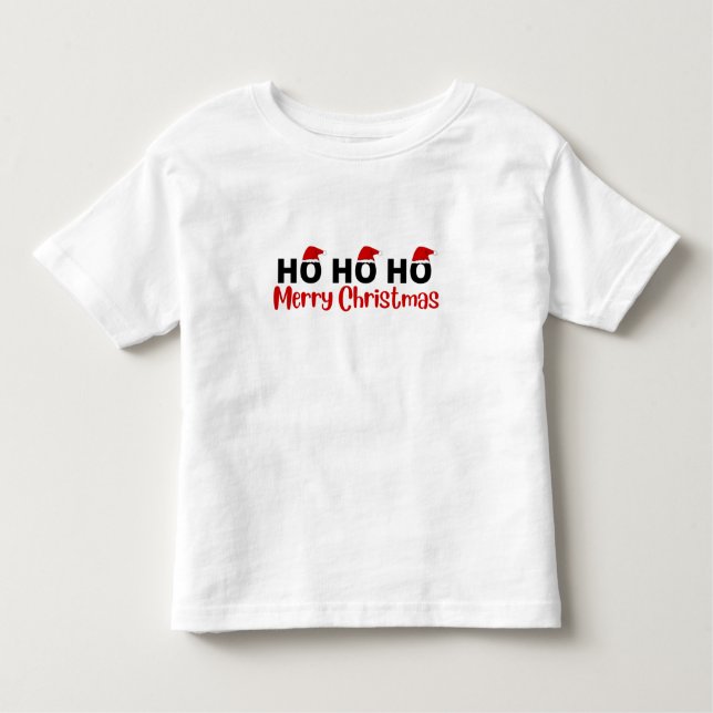 ho ho ho god jul T-Shirt (Framsida)