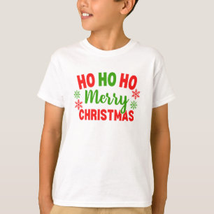 HO HO HO GOD JUL T SHIRT