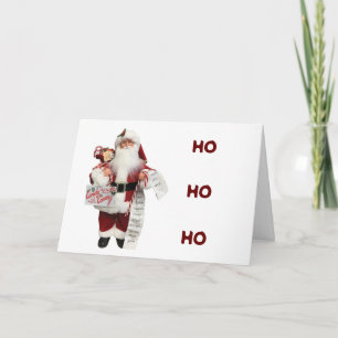 **HO HO HO & GOD JUL TILL DIG** KORT