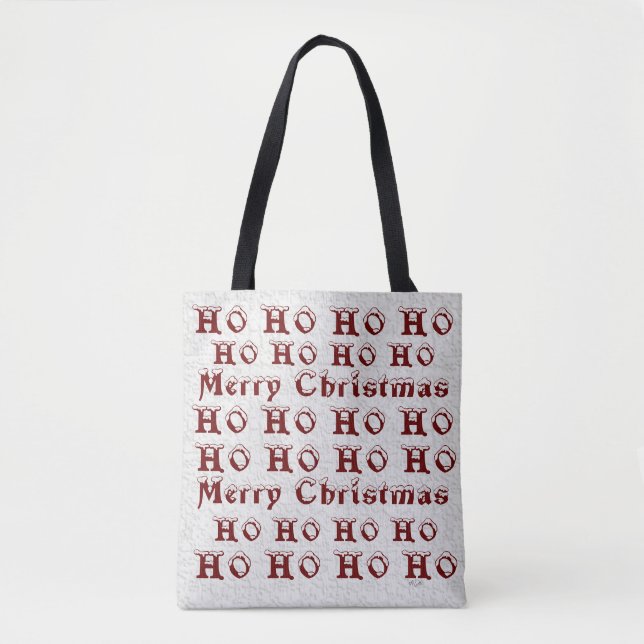 HO HO HO God jul Tygkasse (Framsida)